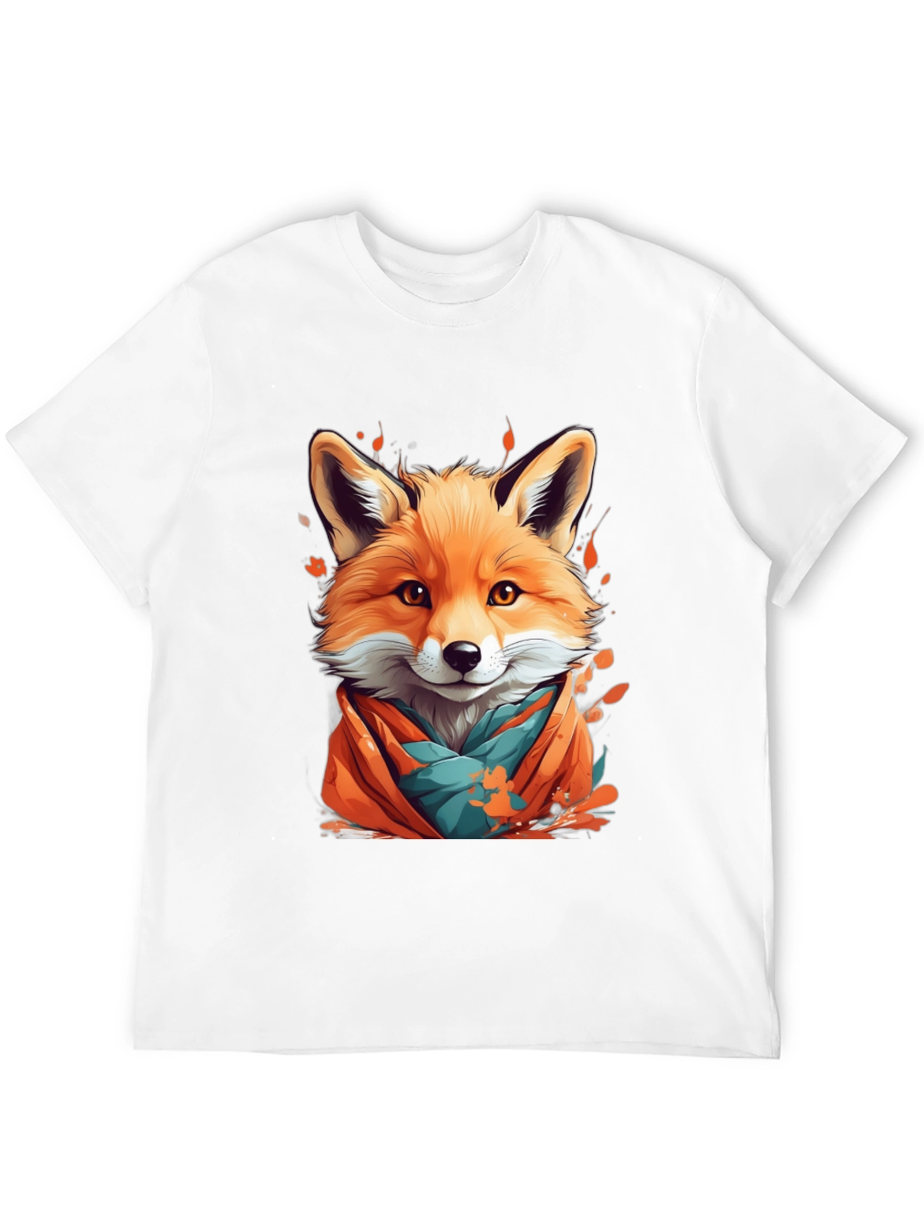 Fox Graphic Tee - Stylish Animal Print Shirt
