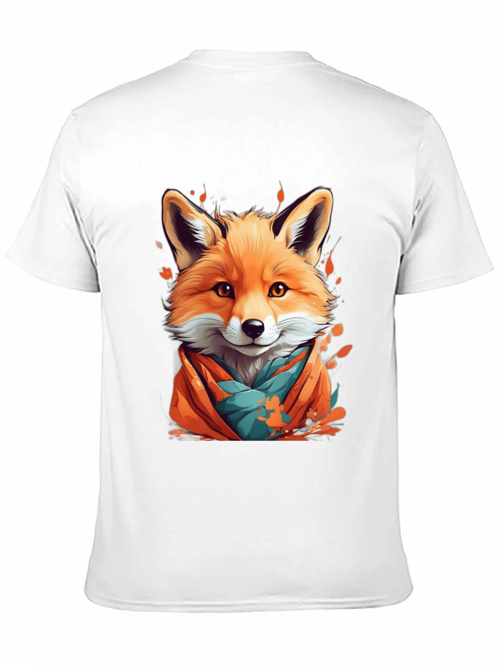 Fox Graphic Tee - Stylish Animal Print Shirt