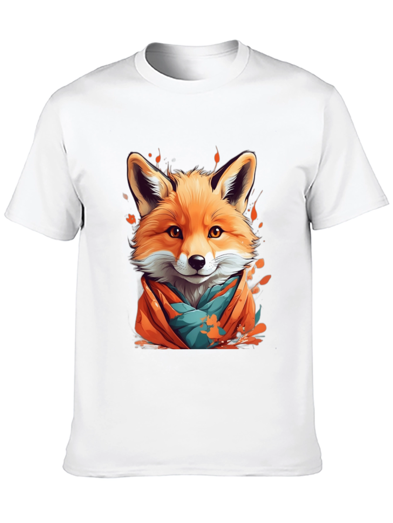 Fox Graphic Tee - Stylish Animal Print Shirt