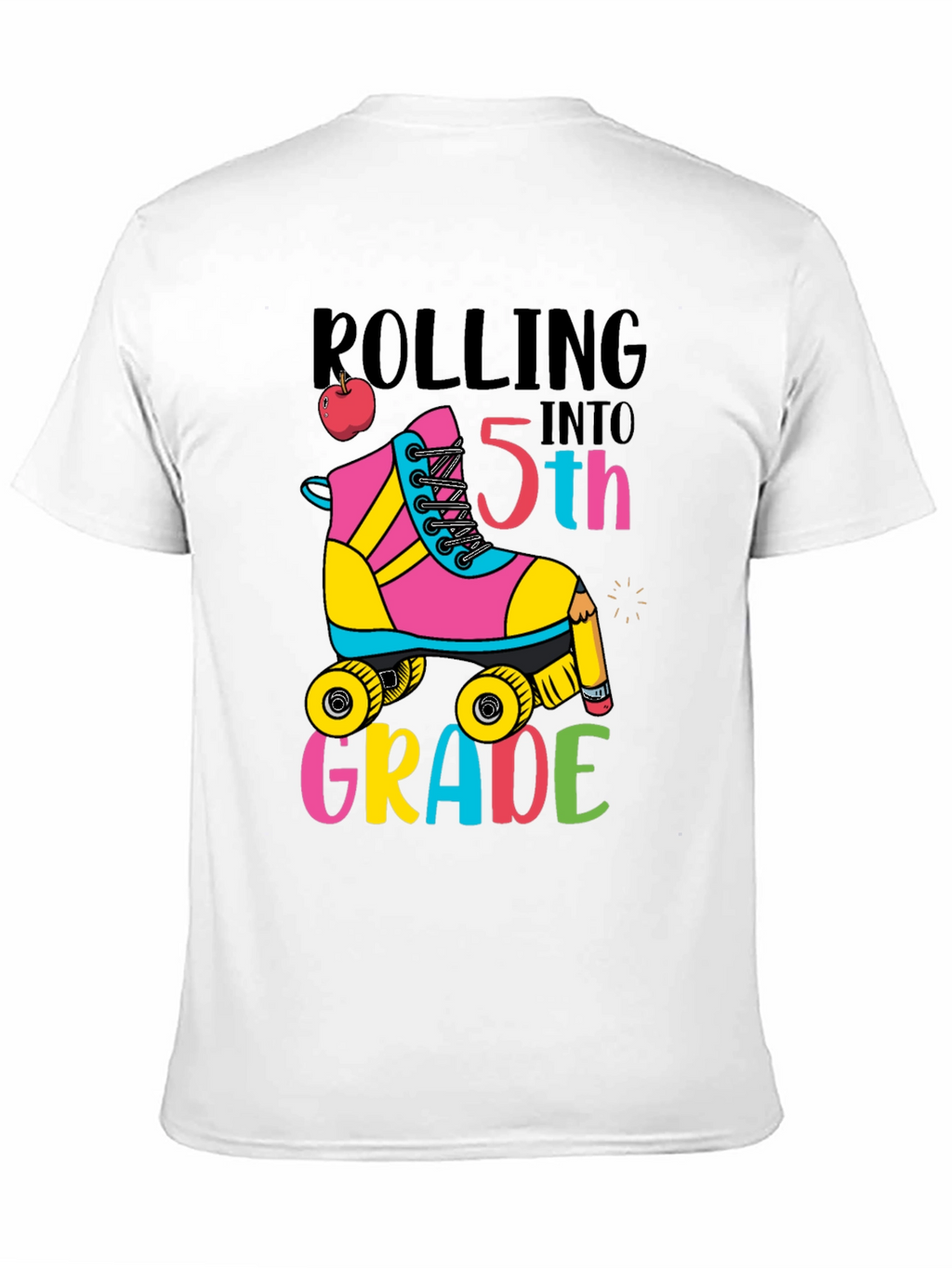 Rolling Into 5th Grade T-Shirt Back to School