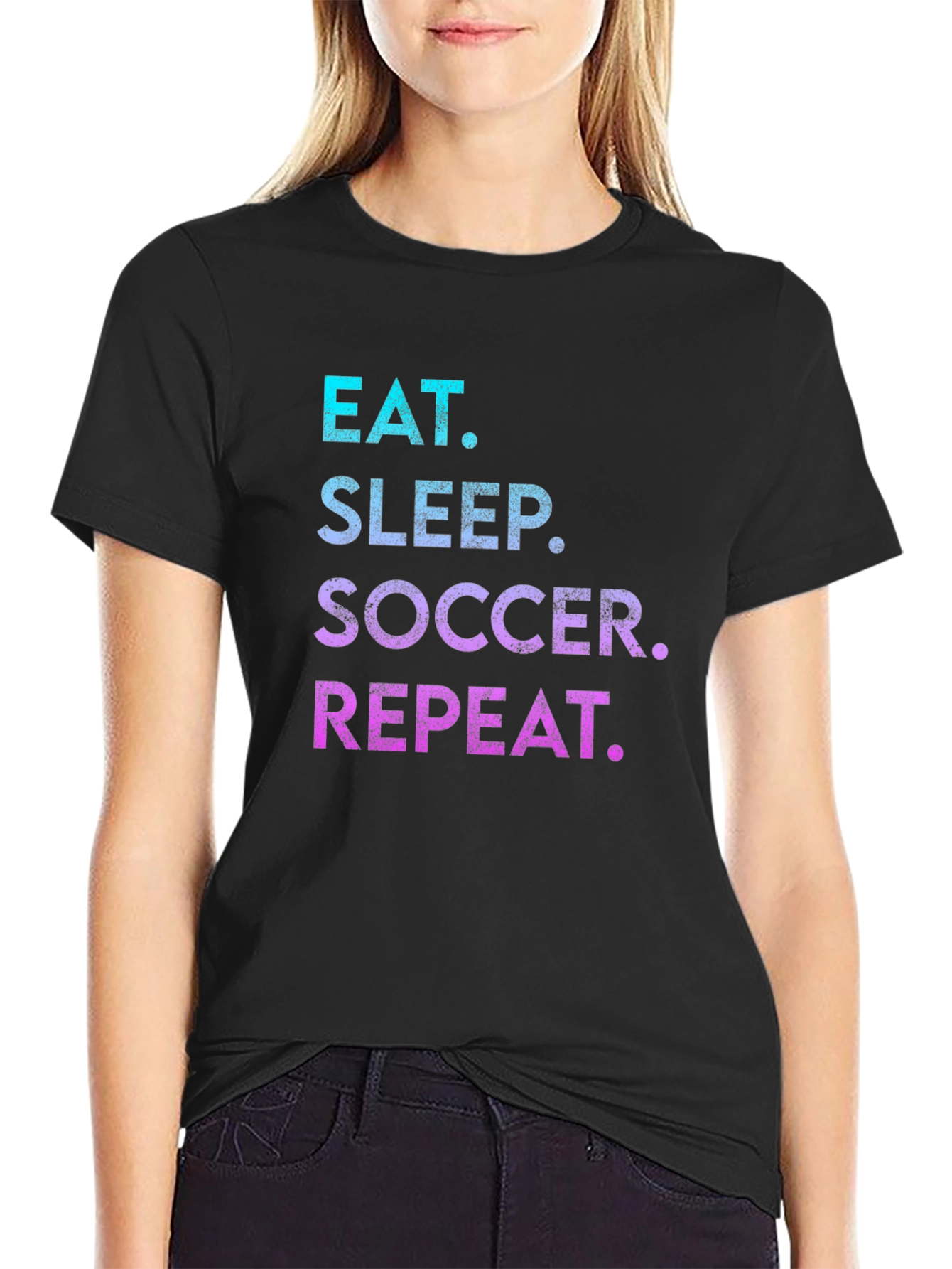 Eat Sleep Soccer Repeat T-Shirt