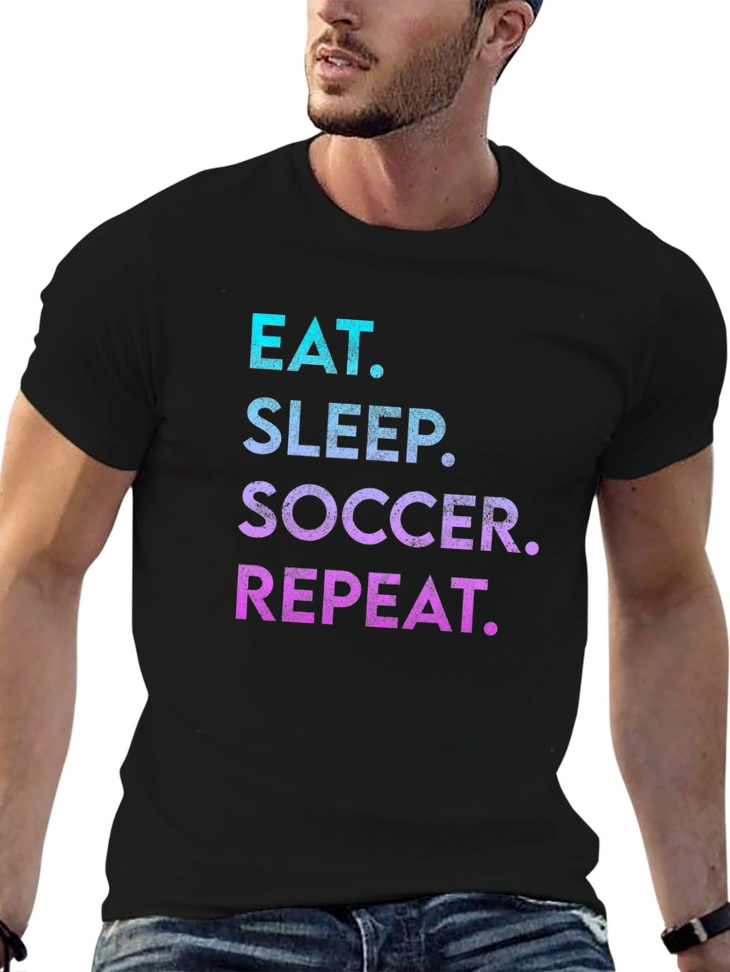 Eat Sleep Soccer Repeat T-Shirt