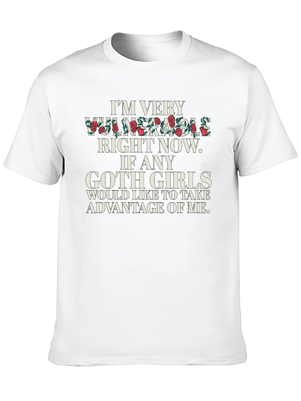 Vulnerable Goth Girls T-Shirt