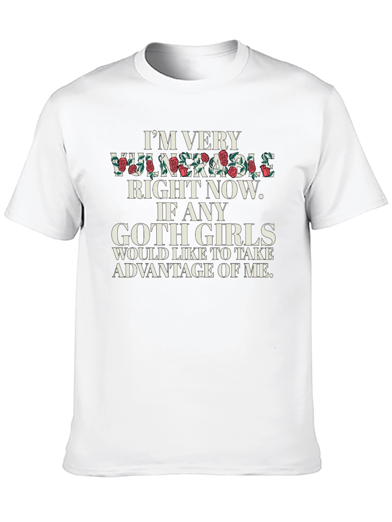 Vulnerable Goth Girls T-Shirt