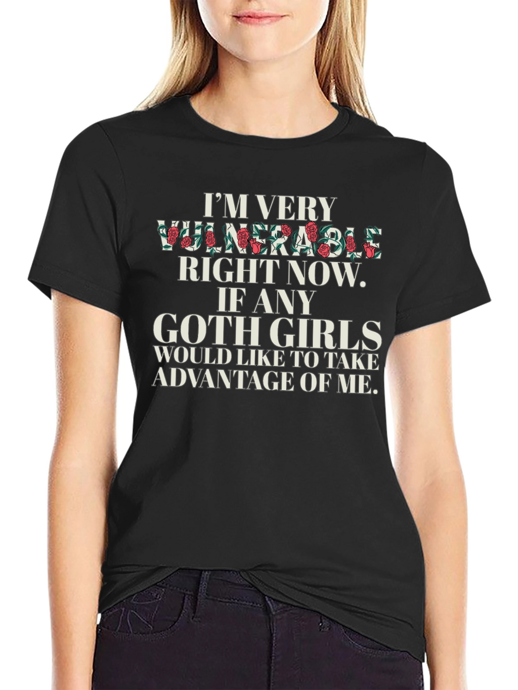 Vulnerable Goth Girls T-Shirt