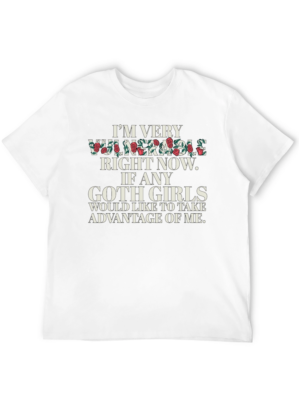 Vulnerable Goth Girls T-Shirt