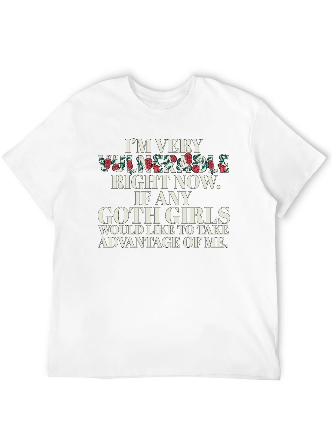 Vulnerable Goth Girls T-Shirt