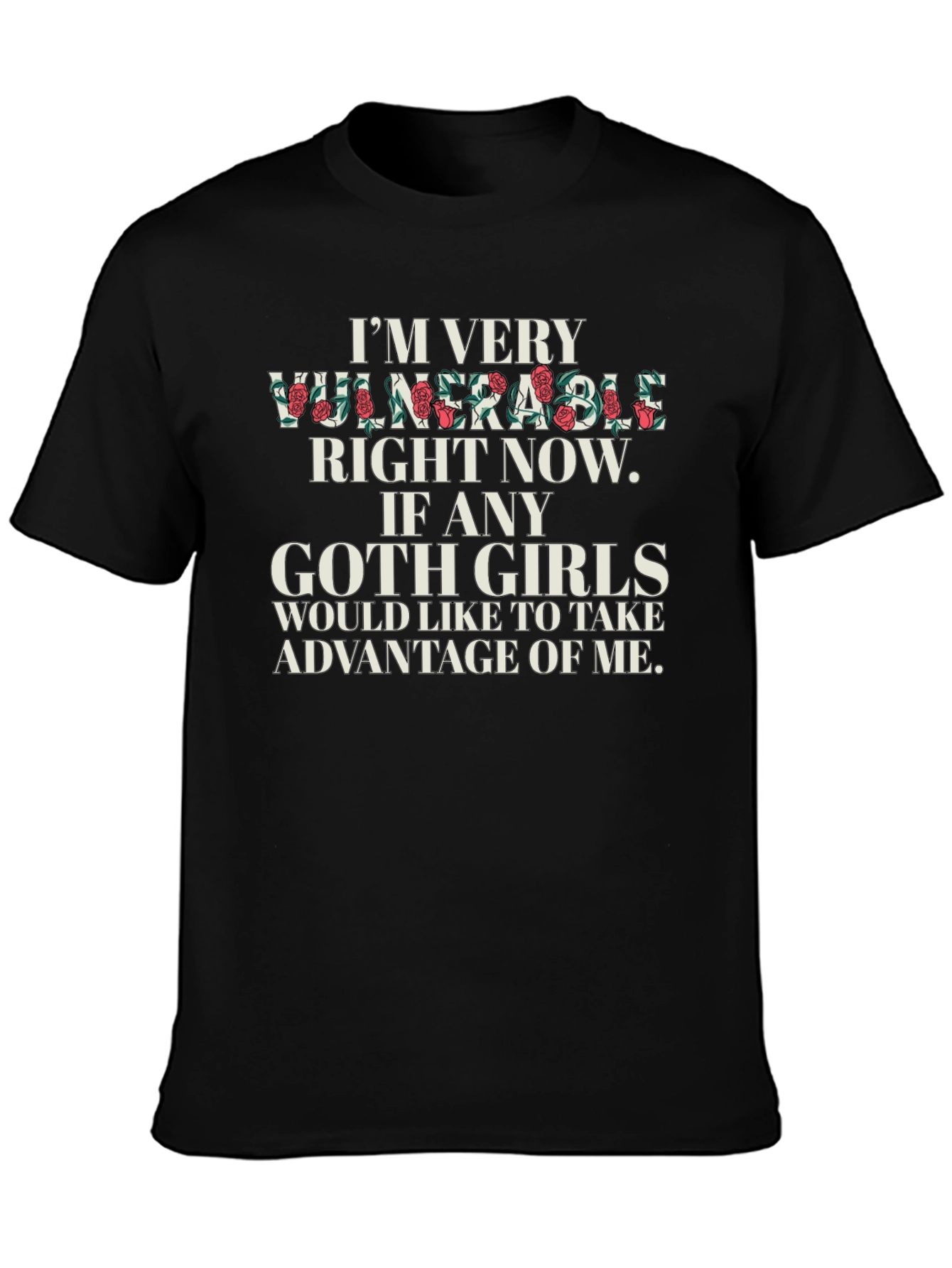 Vulnerable Goth Girls T-Shirt