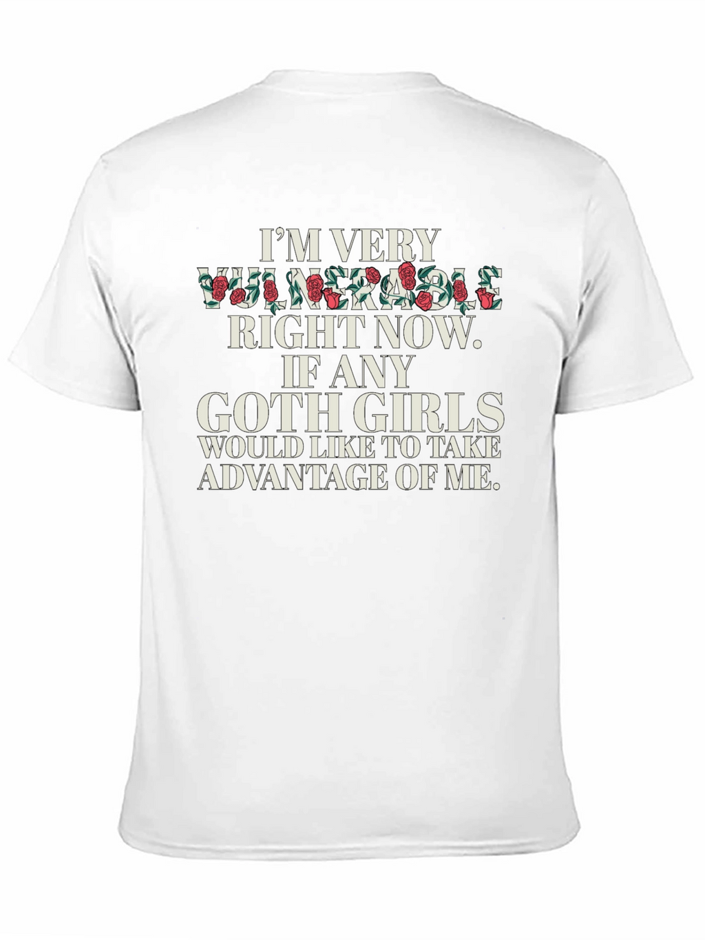 Vulnerable Goth Girls T-Shirt