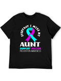 Everyday I Miss My Aunt Suicide Prevention Awareness T-Shirt