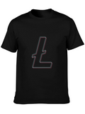 Litecoin Logo Black T-Shirt