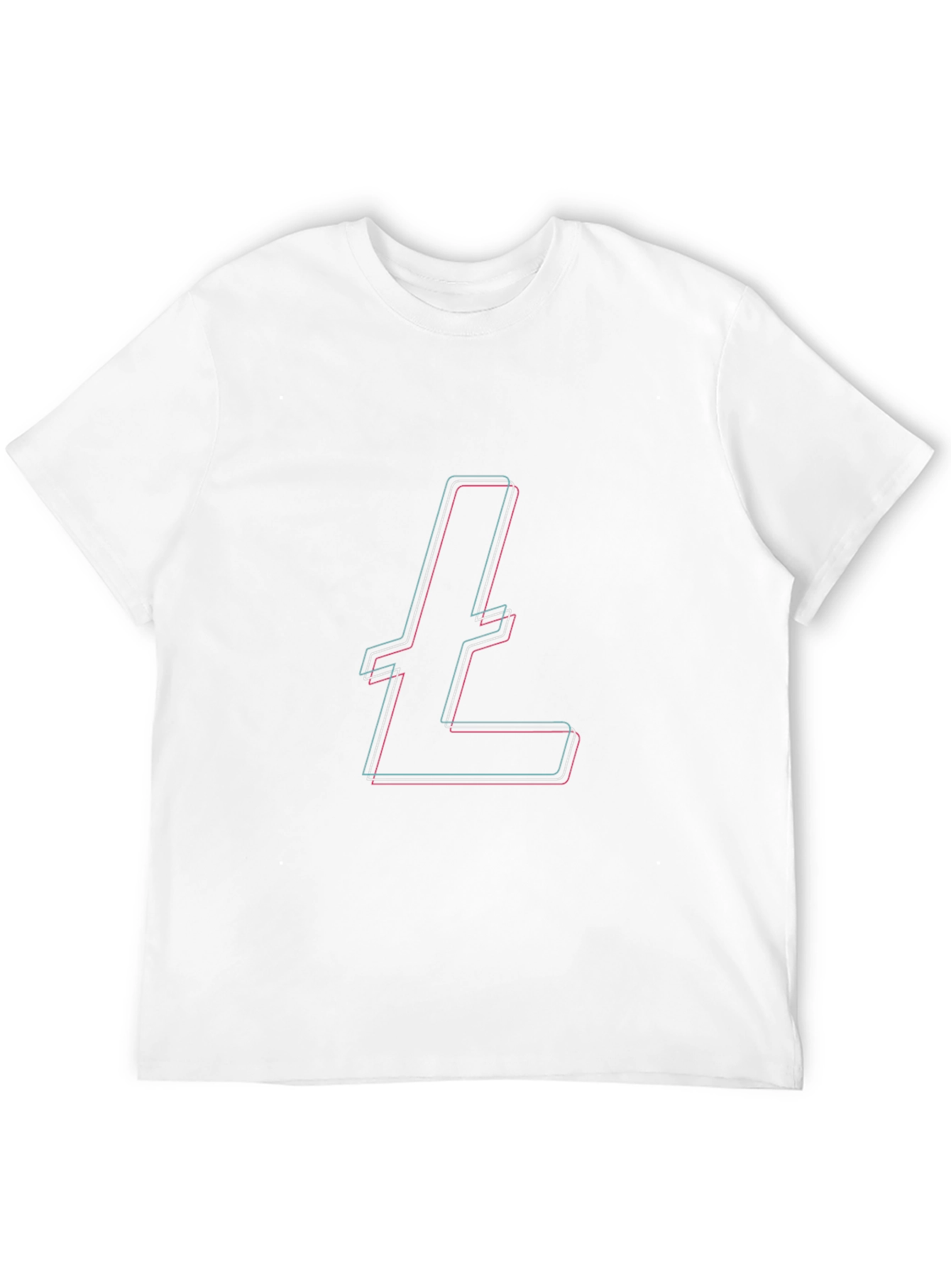Litecoin Logo Black T-Shirt