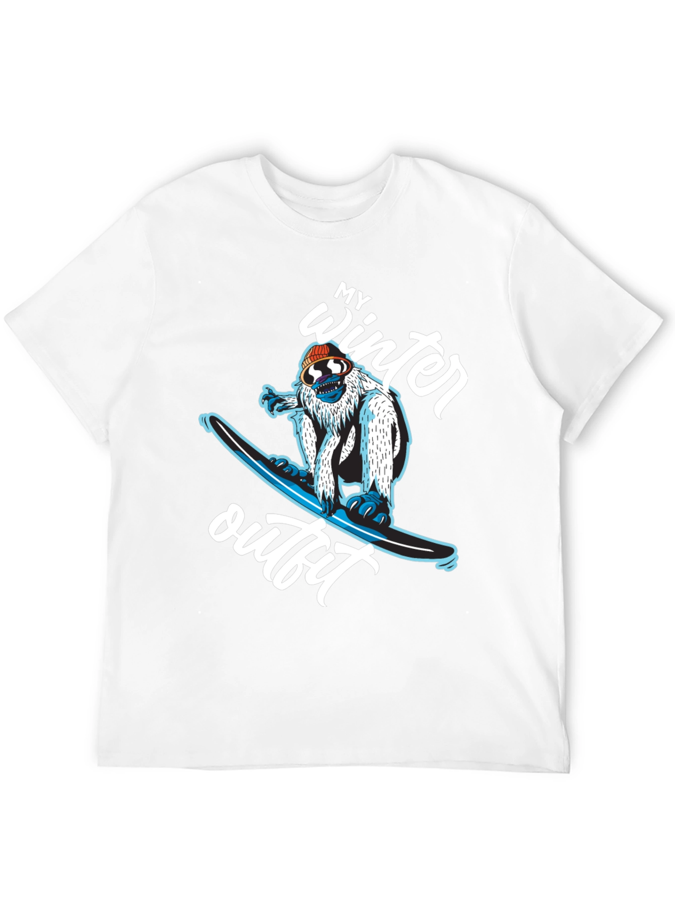 My Winter Outfit Snowboard Yeti T-Shirt