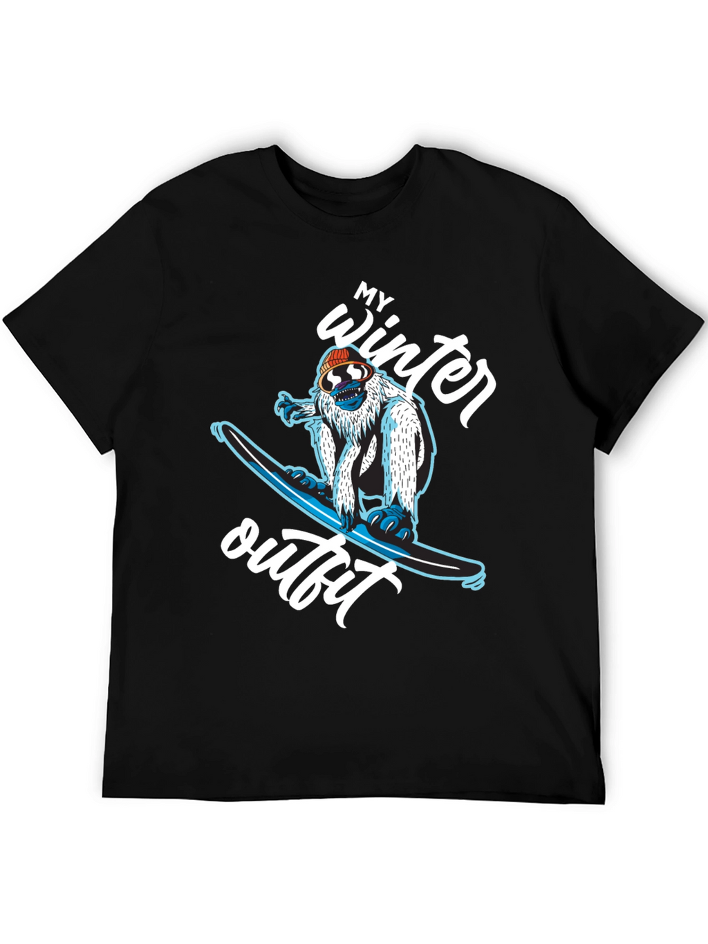 My Winter Outfit Snowboard Yeti T-Shirt