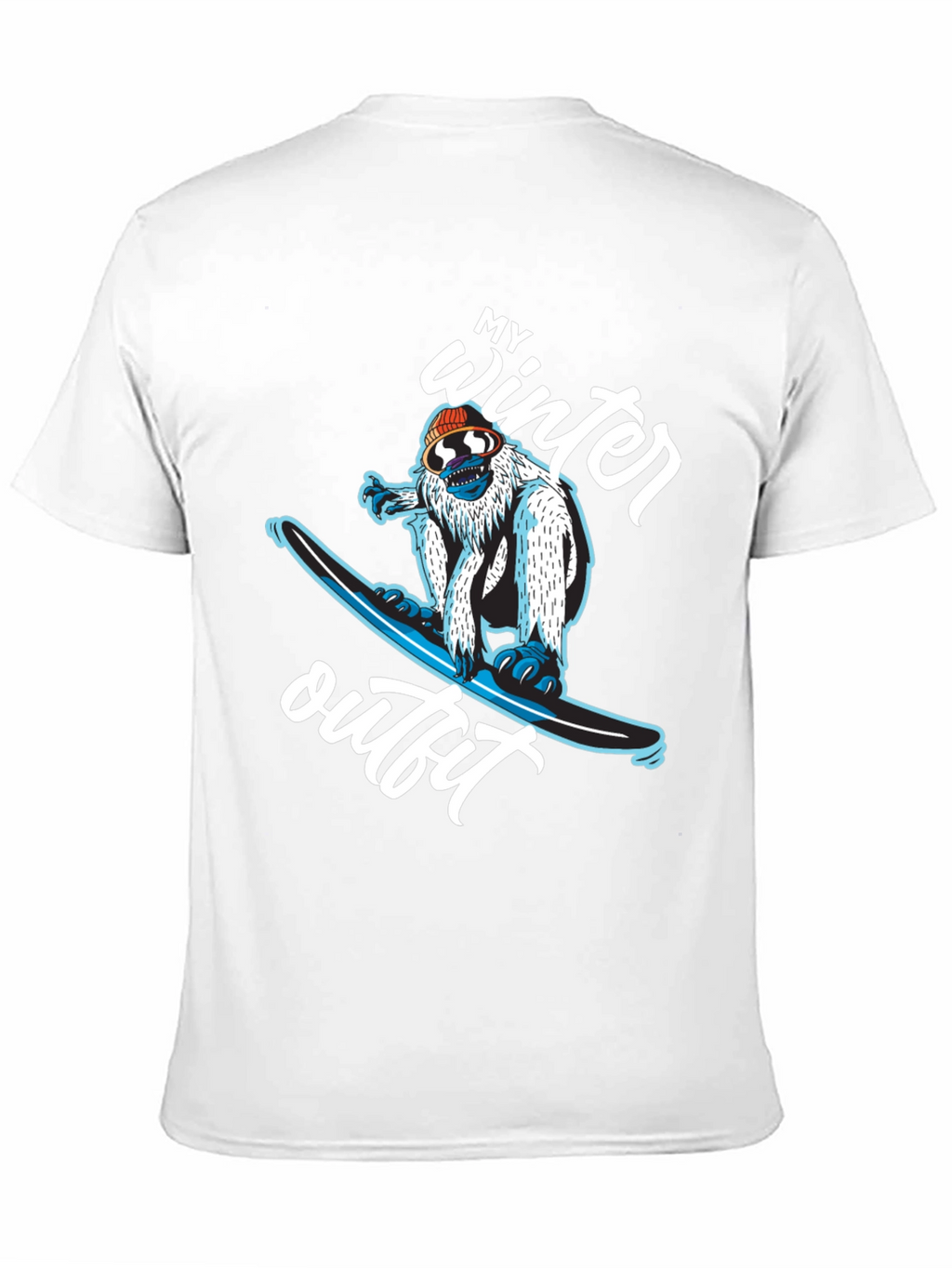 My Winter Outfit Snowboard Yeti T-Shirt