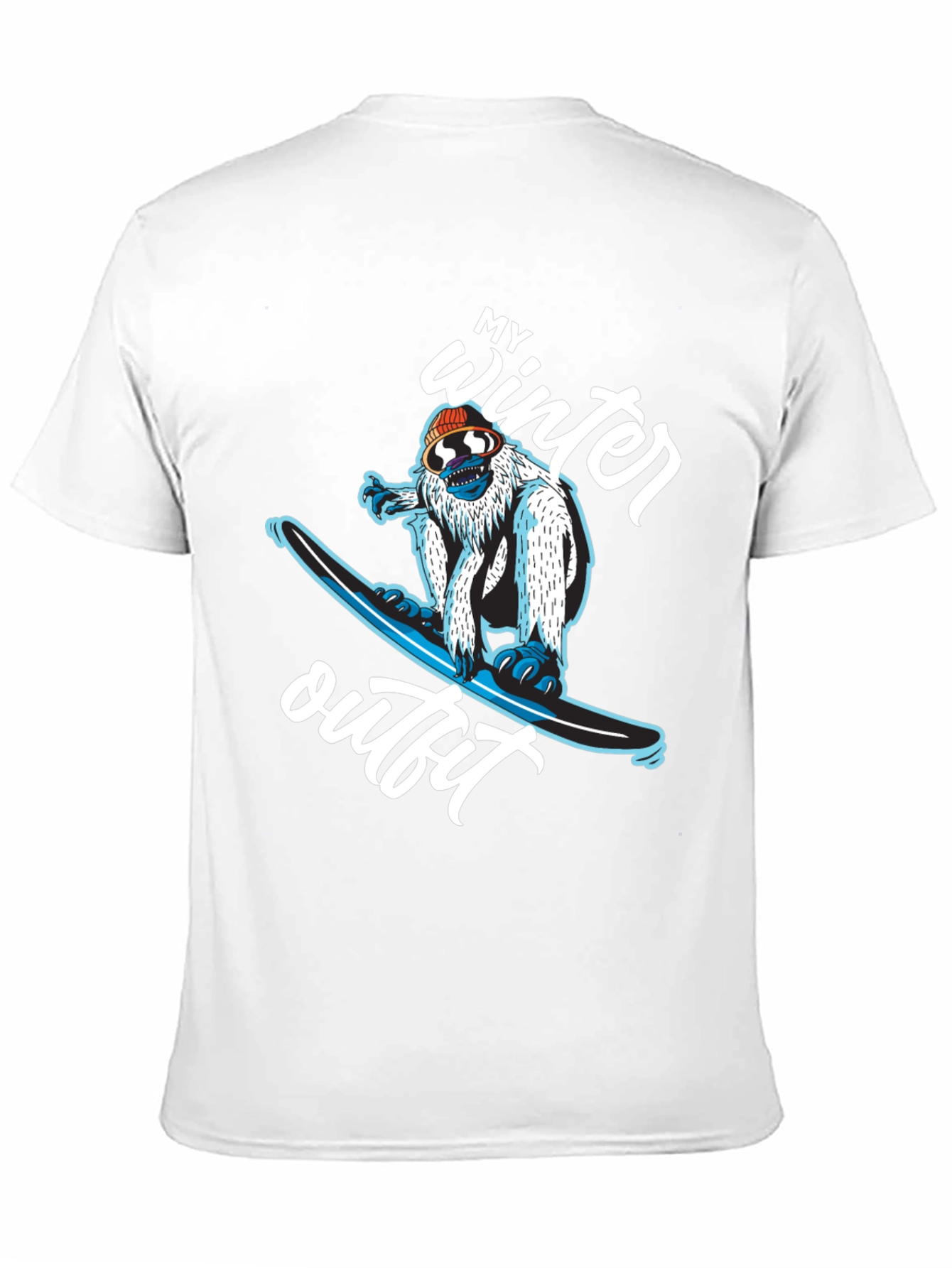 My Winter Outfit Snowboard Yeti T-Shirt