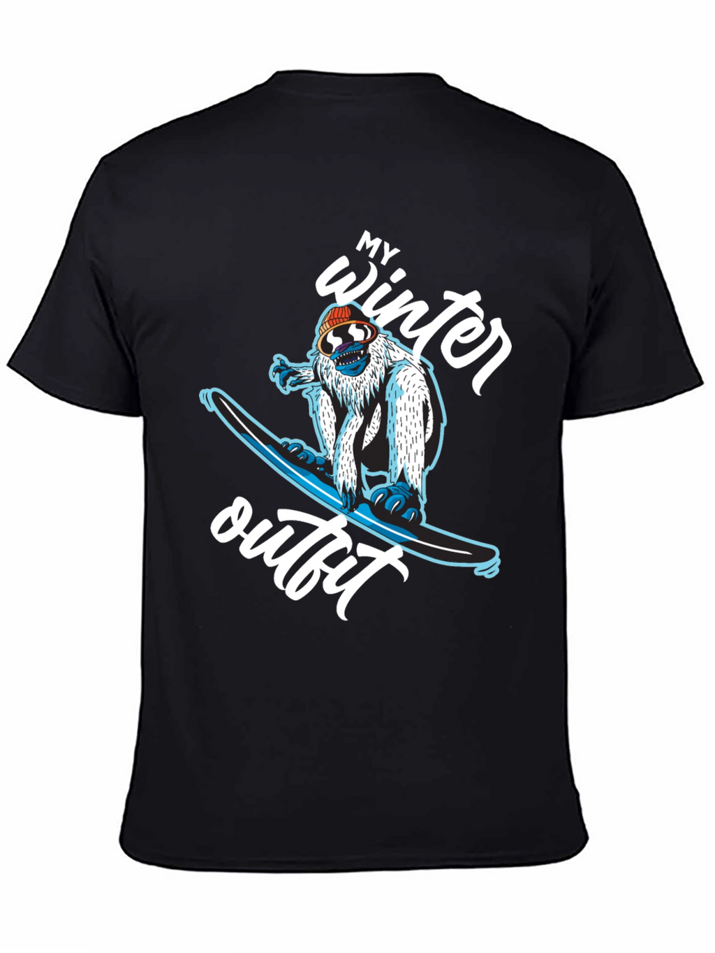 My Winter Outfit Snowboard Yeti T-Shirt
