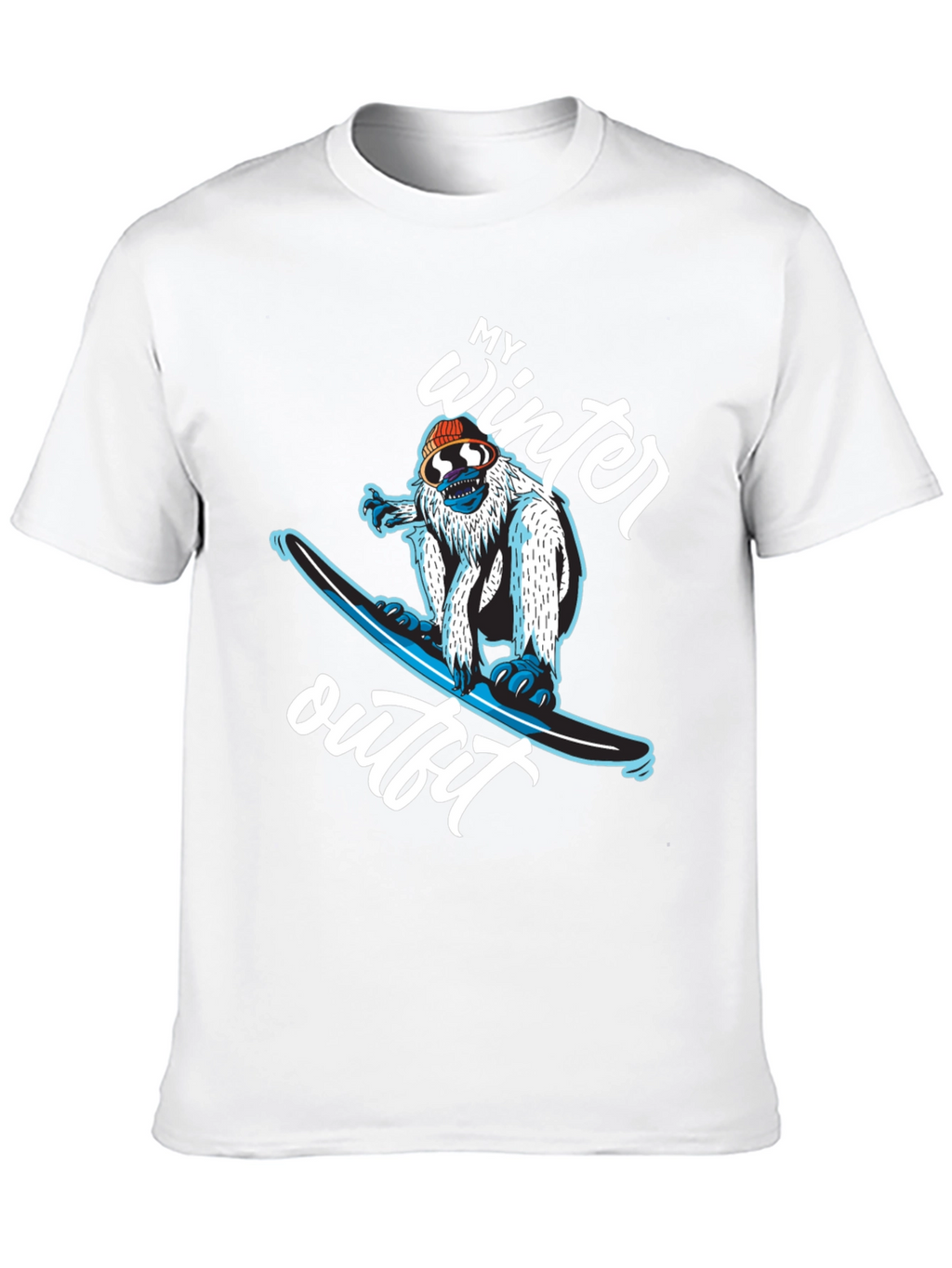 My Winter Outfit Snowboard Yeti T-Shirt