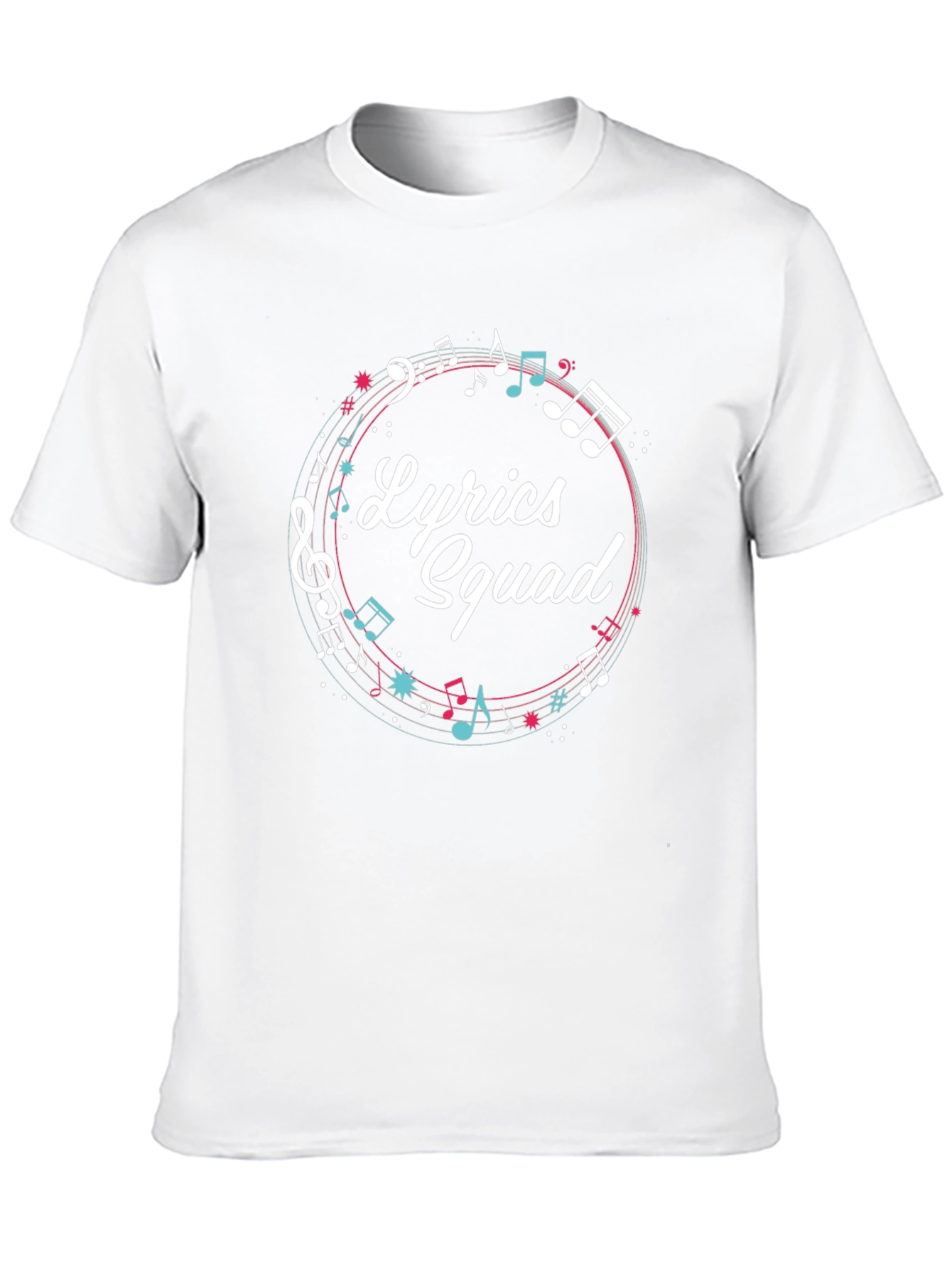 Lyrics Squad Music Graphic T-Shirt