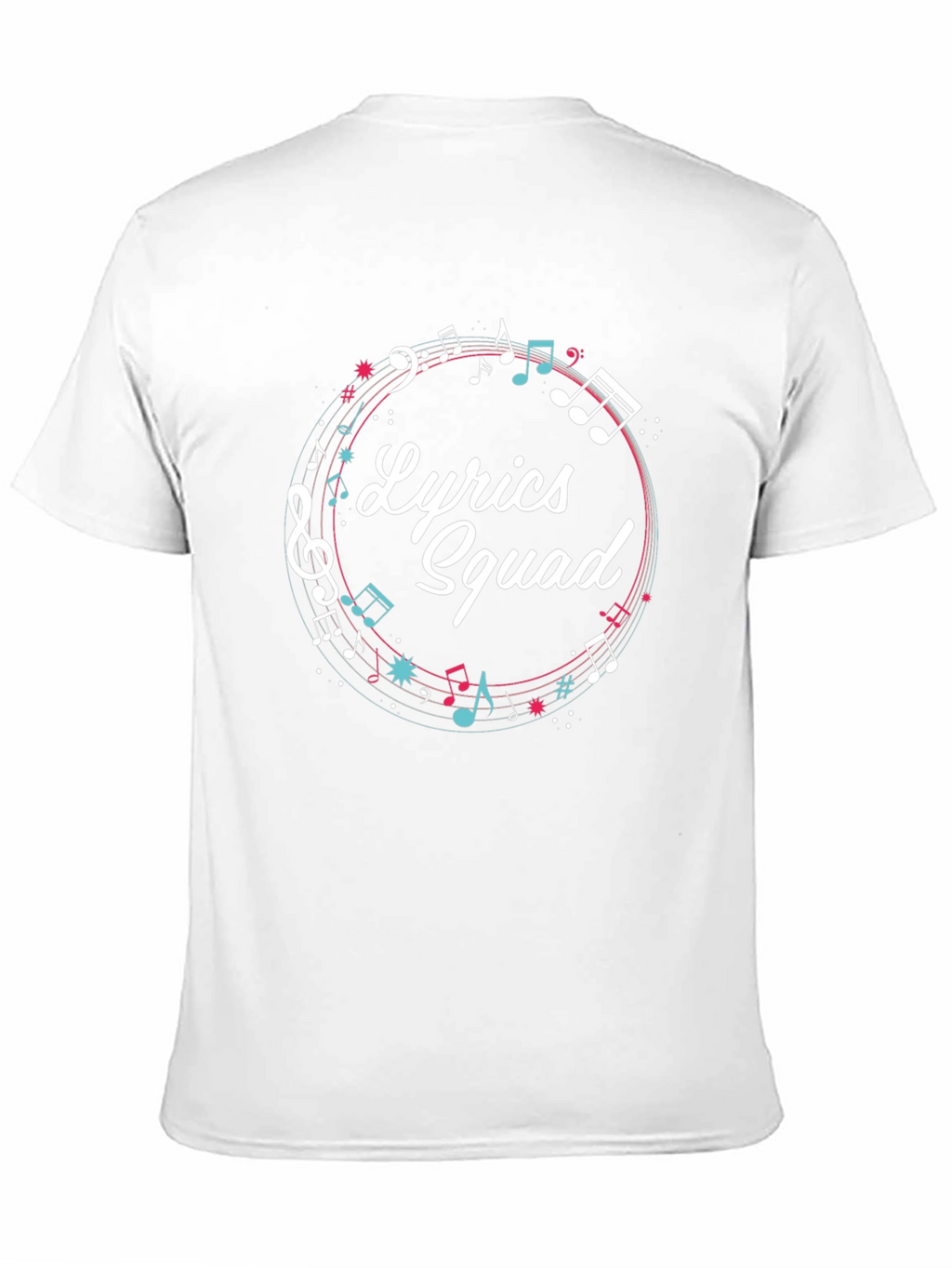 Lyrics Squad Music Graphic T-Shirt