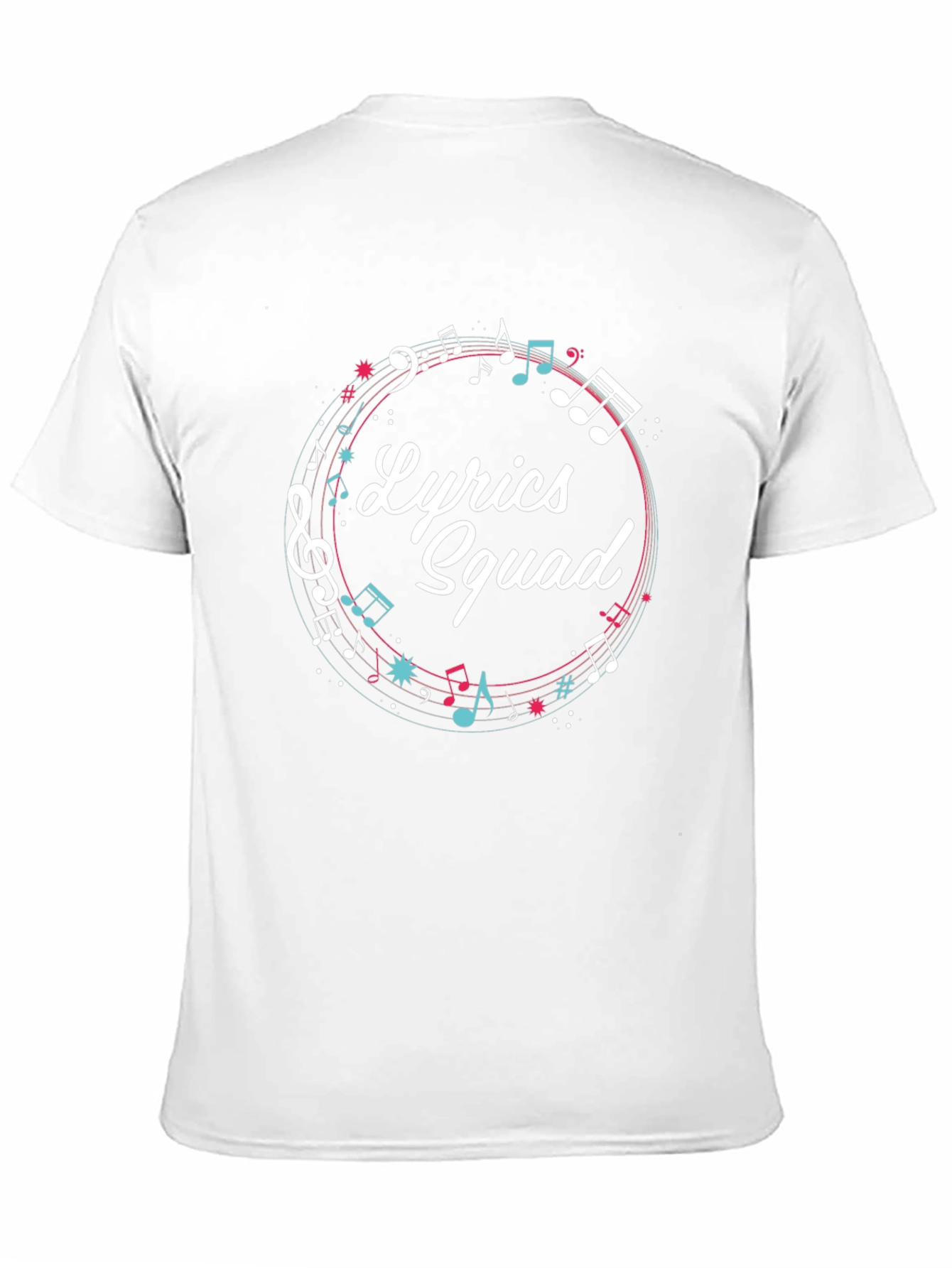 Lyrics Squad Music Graphic T-Shirt