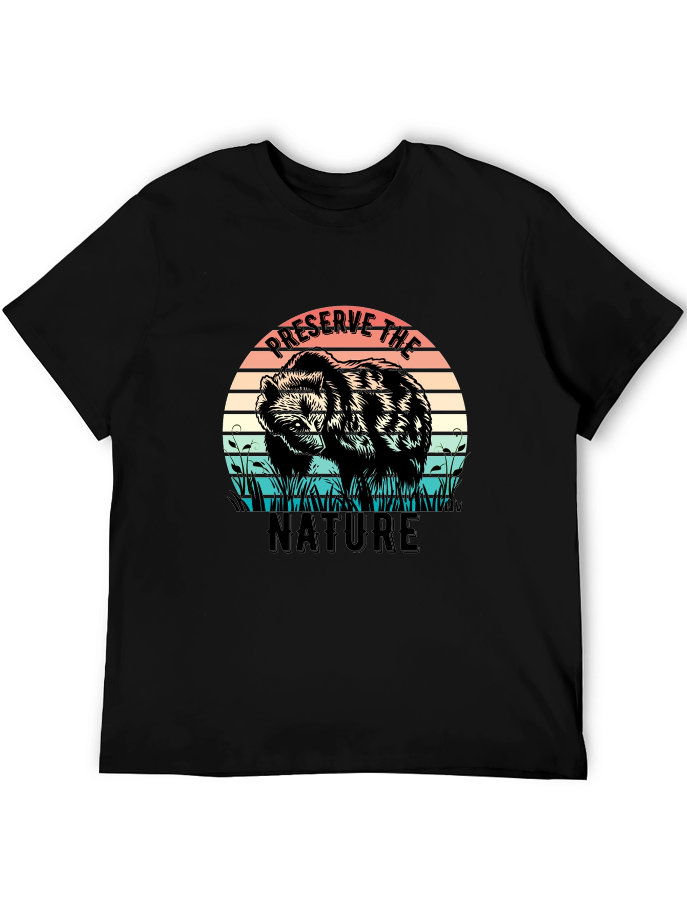 Preserve Nature Bear Graphic Tee