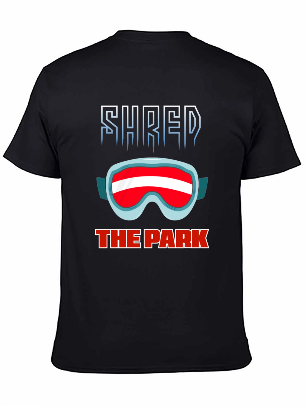 Shred the Park Black Graphic T-Shirt