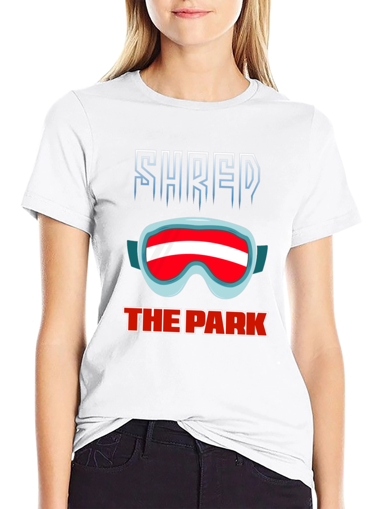 Shred the Park Black Graphic T-Shirt