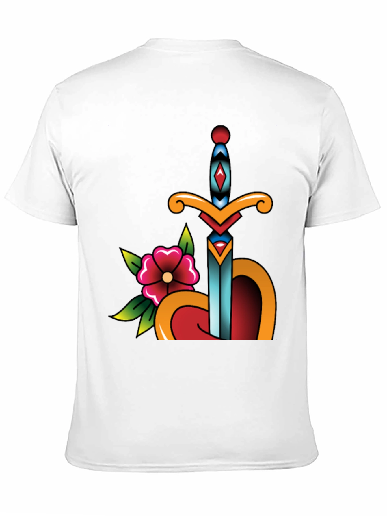 Sword Through Heart Graphic Tee