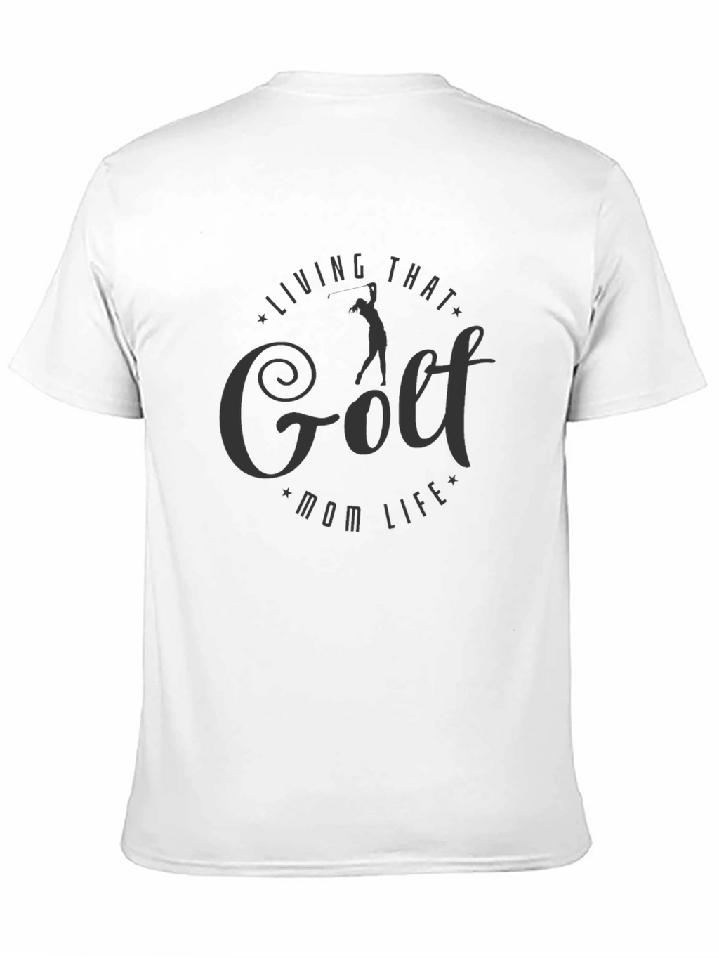 Golf Mom Life T-Shirt - Black