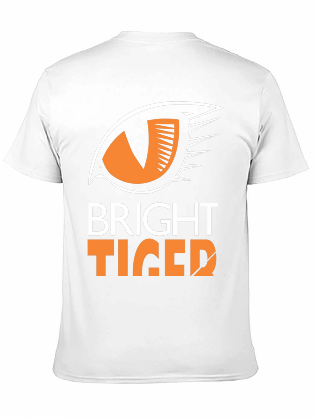 Bright Tiger Graphic Tee - Stylish Black T-Shirt
