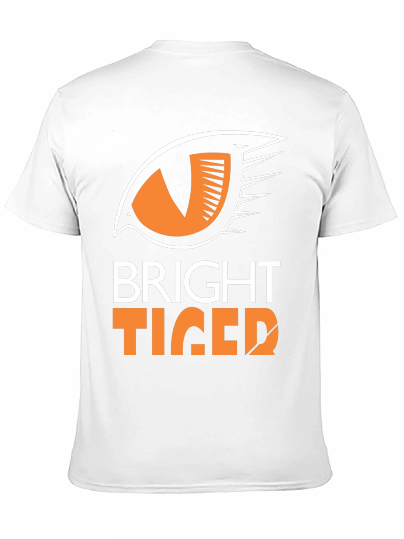 Bright Tiger Graphic Tee - Stylish Black T-Shirt