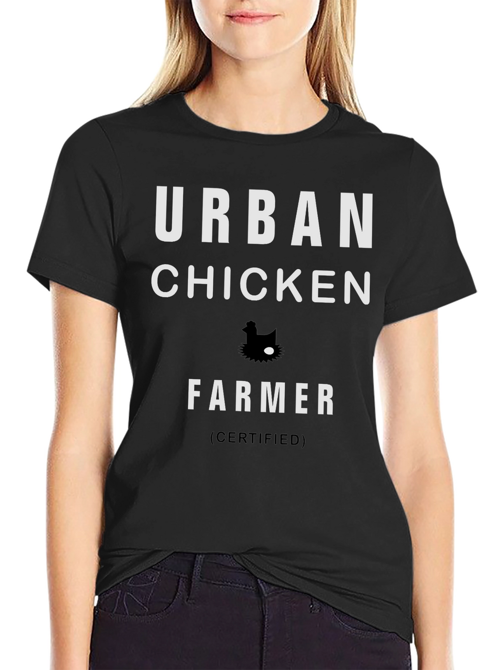 Urban Chicken Farmer Certified Graphic T-Shirt
