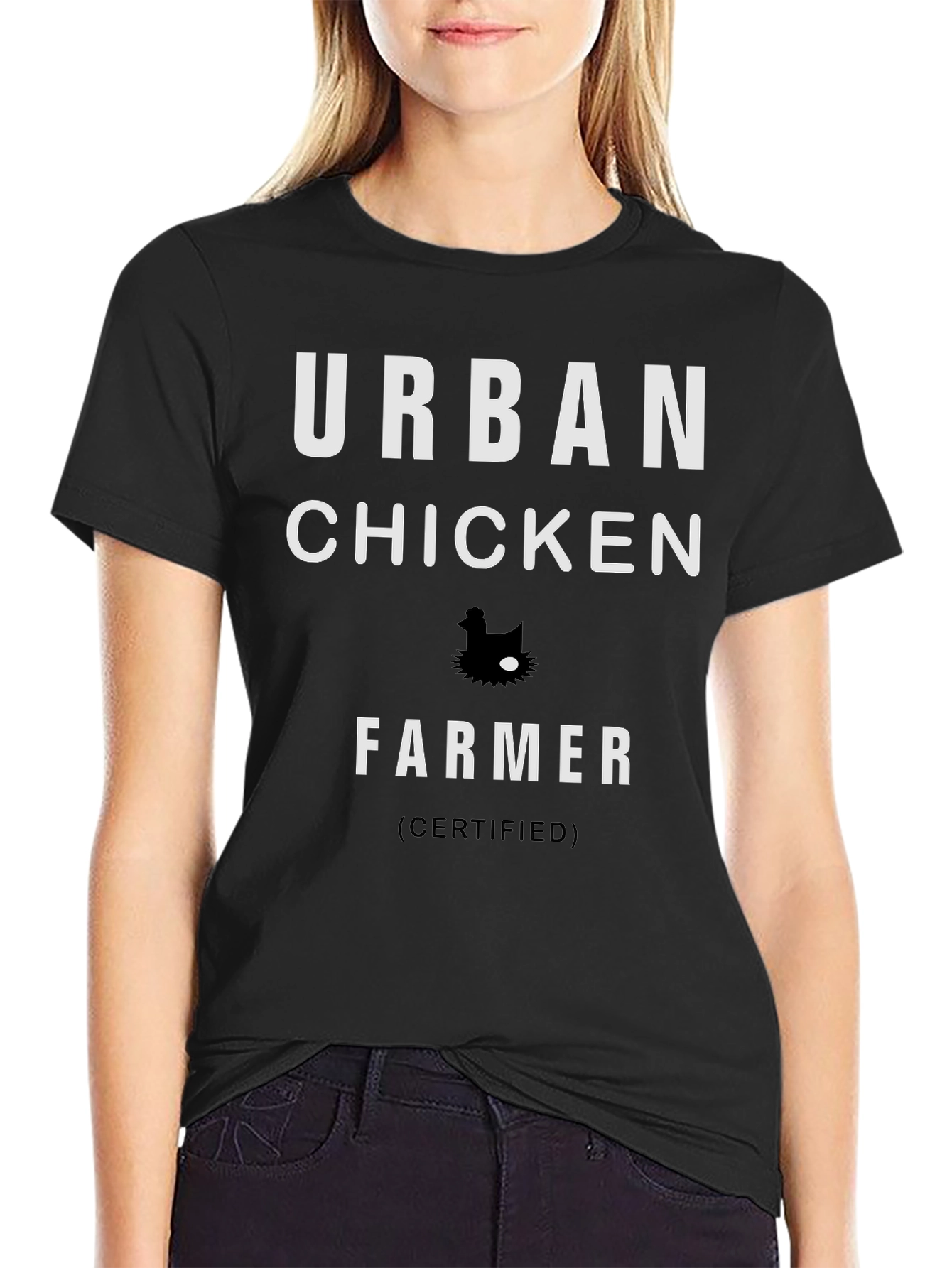 Urban Chicken Farmer Certified Graphic T-Shirt