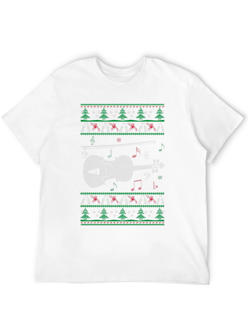 Musical Violin Christmas Sweater T-Shirt