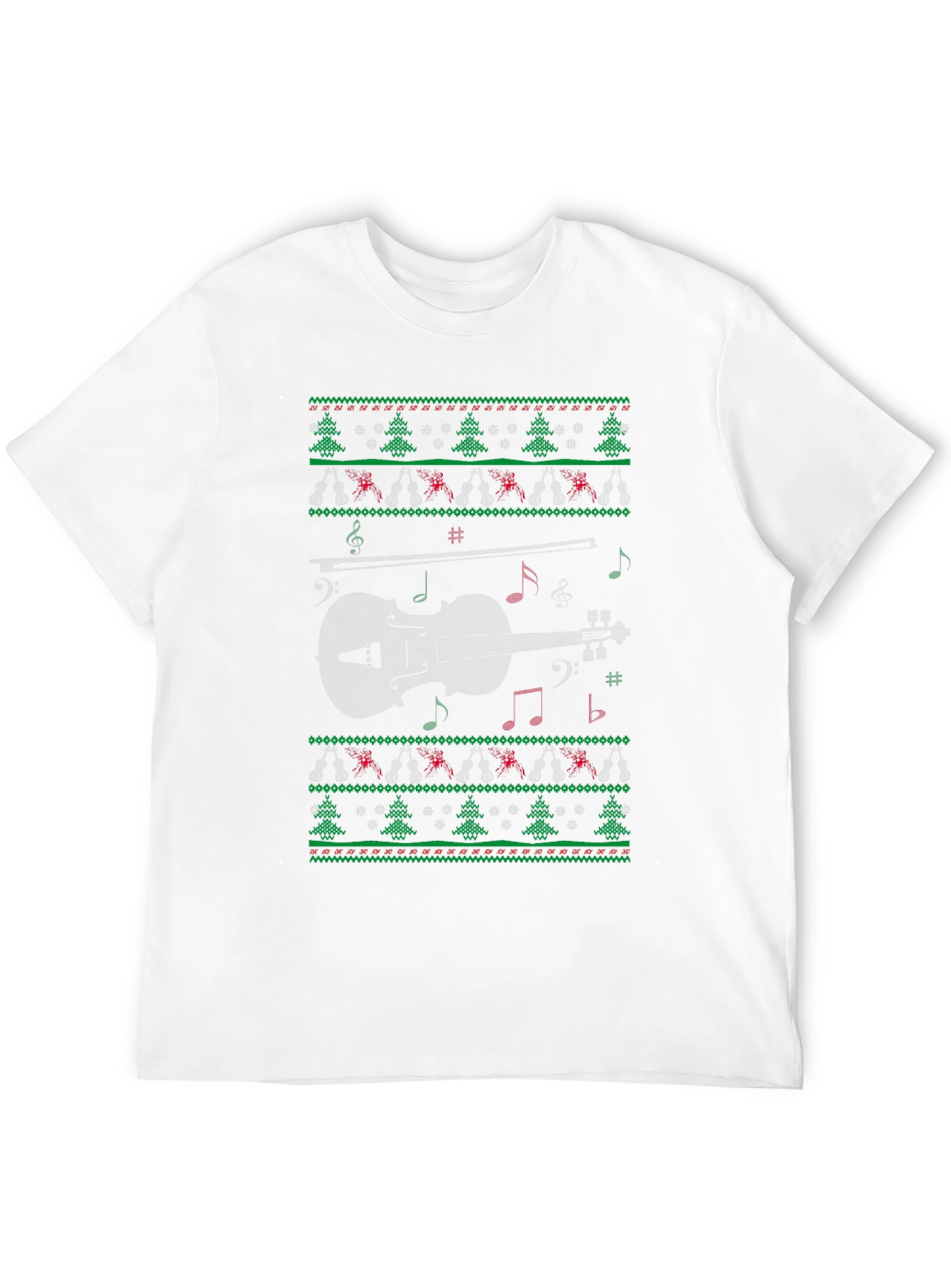 Musical Violin Christmas Sweater T-Shirt