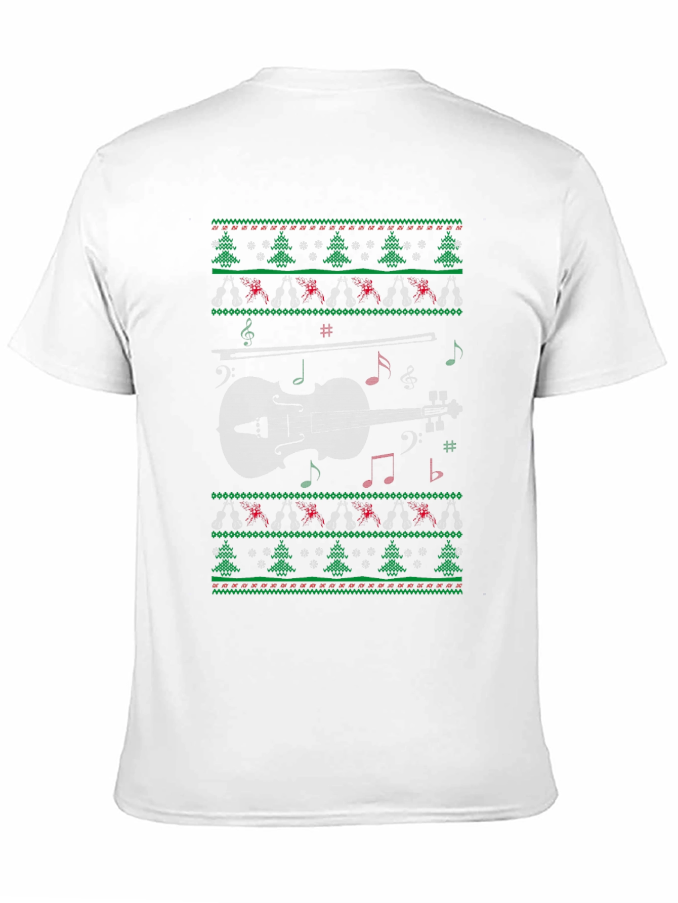 Musical Violin Christmas Sweater T-Shirt