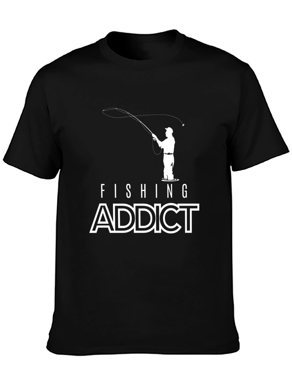 Fishing Addict Graphic Tee