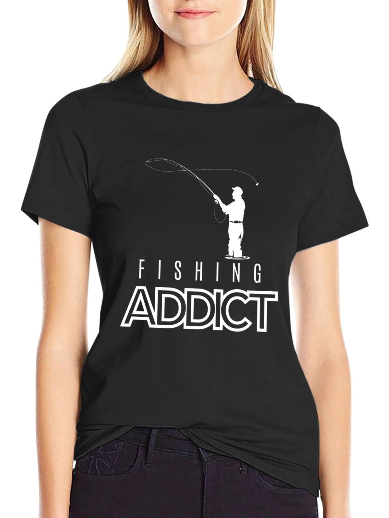 Fishing Addict Graphic Tee