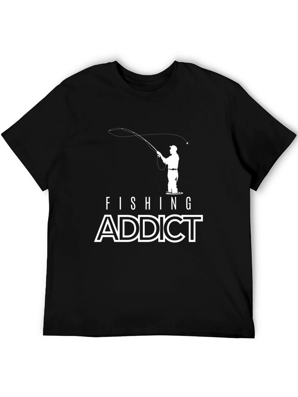 Fishing Addict Graphic Tee