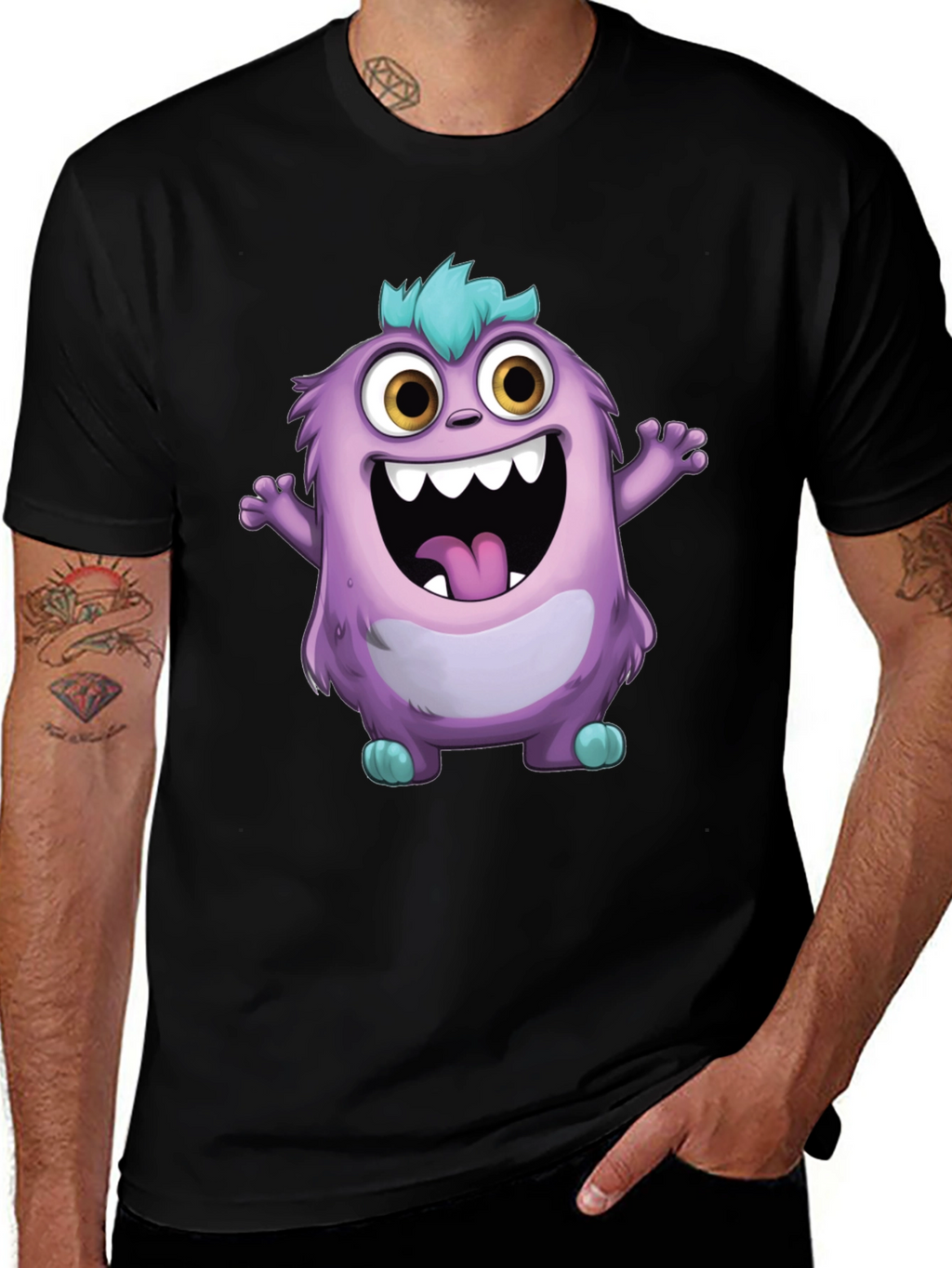 Monster Graphic T-Shirt - Fun & Unique Design