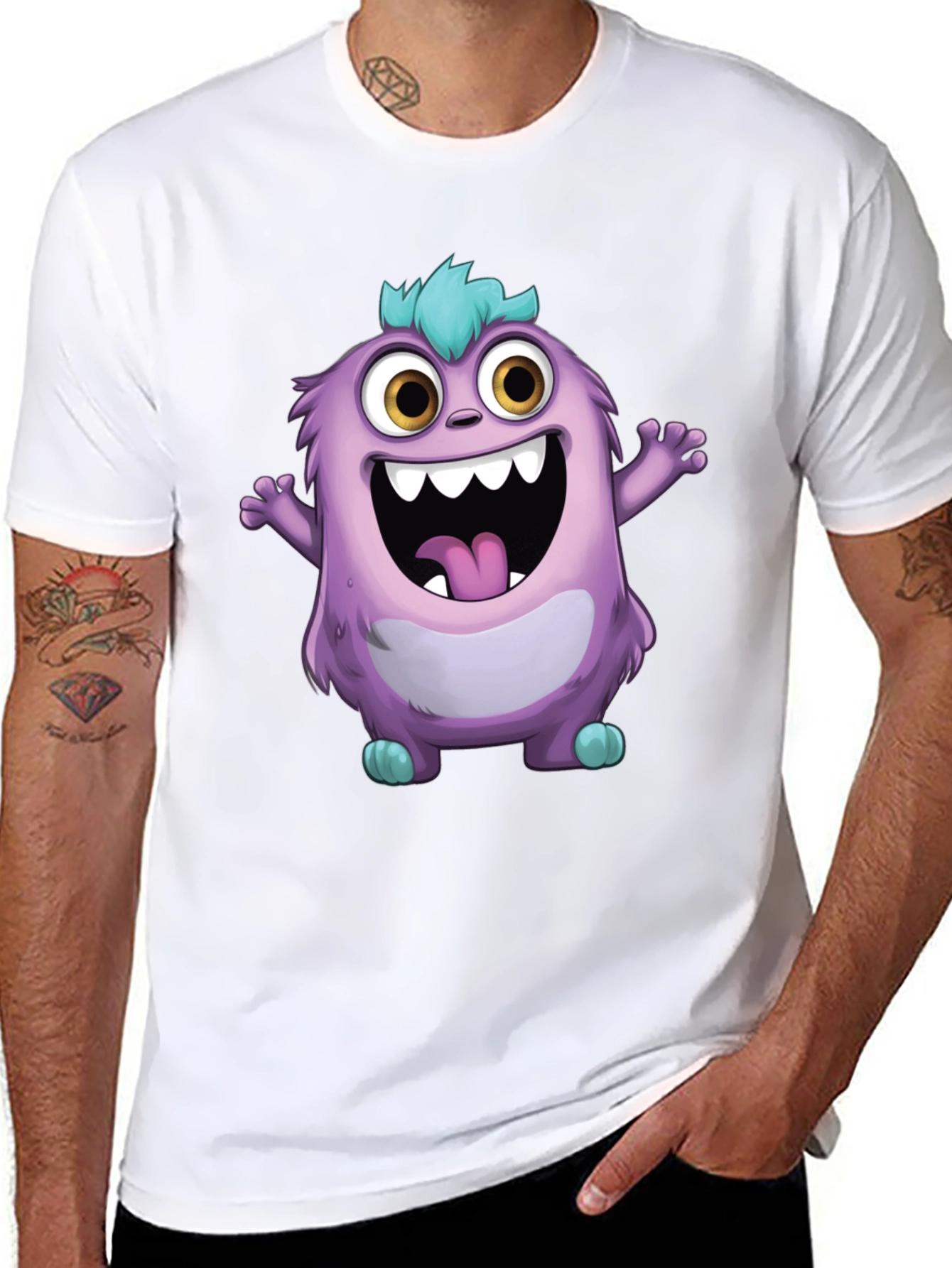 Monster Graphic T-Shirt - Fun & Unique Design