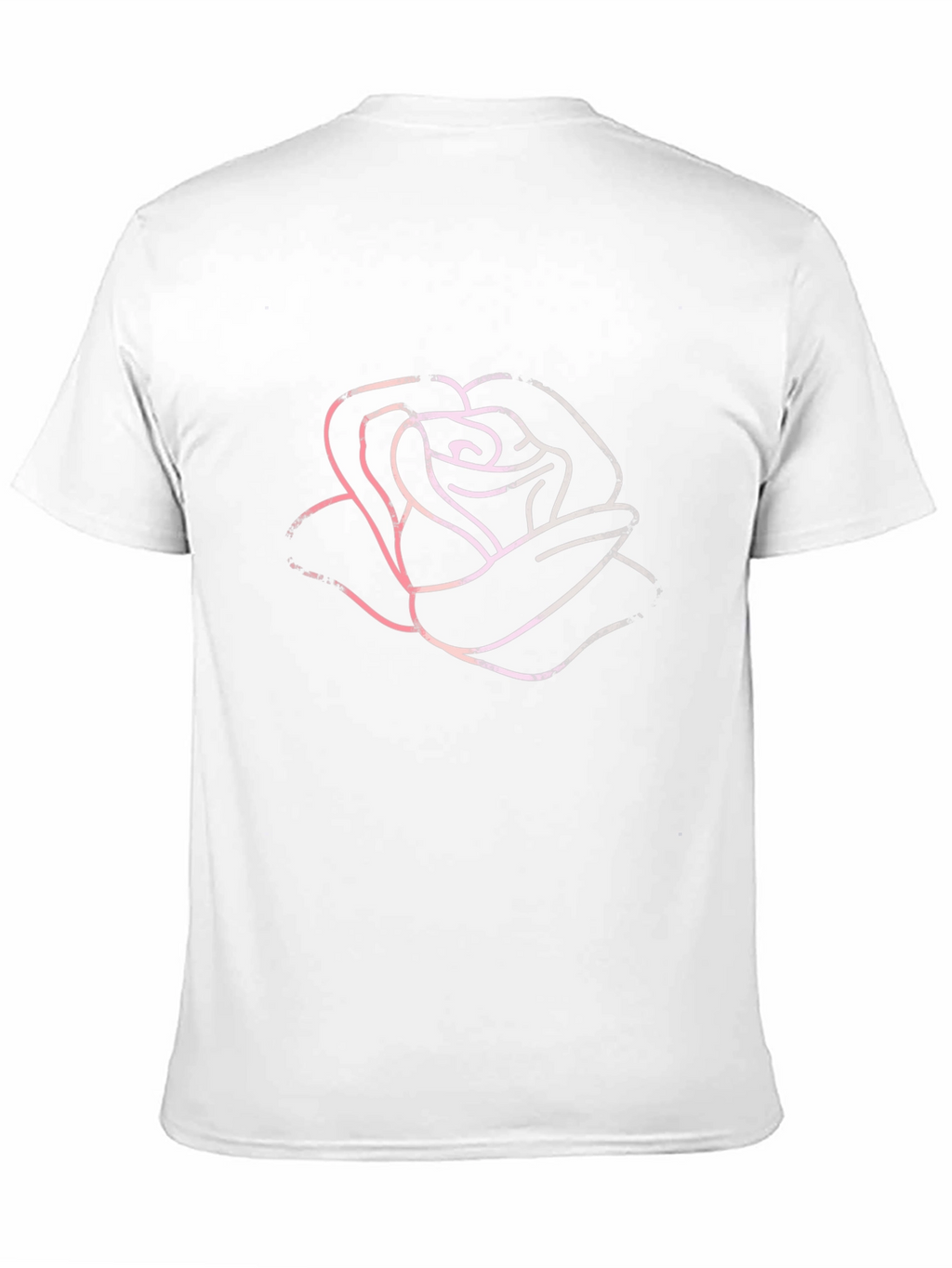 Rose Graphic Tee - Stylish Black Cotton T-Shirt