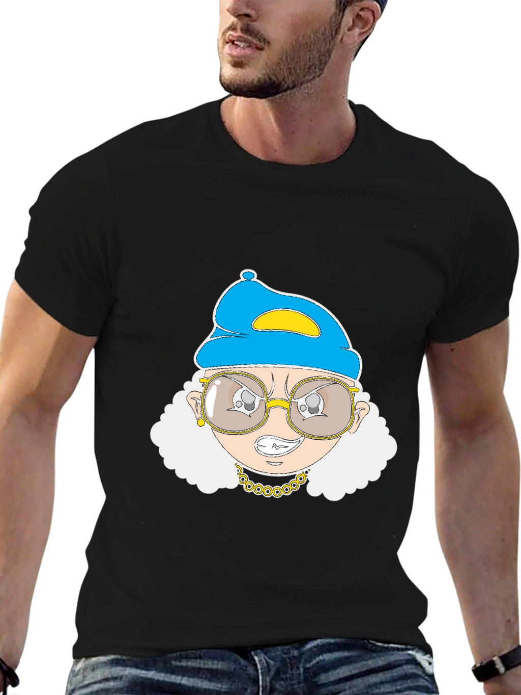 Grandma Gangster T-Shirt - Black