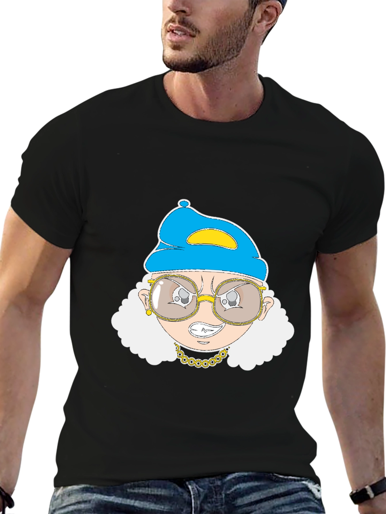 Grandma Gangster T-Shirt - Black
