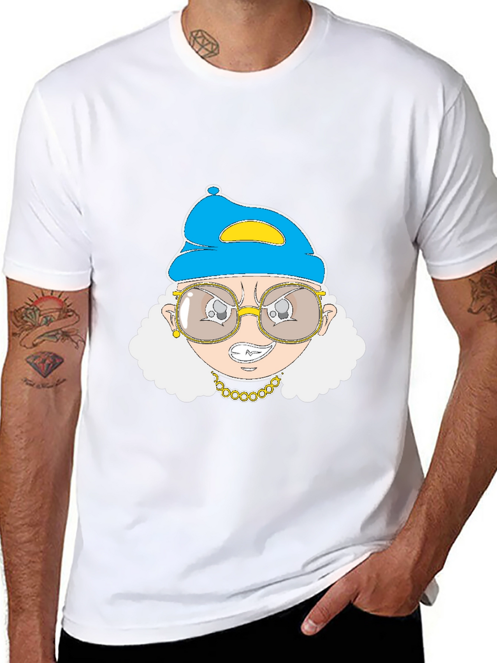 Grandma Gangster T-Shirt - Black