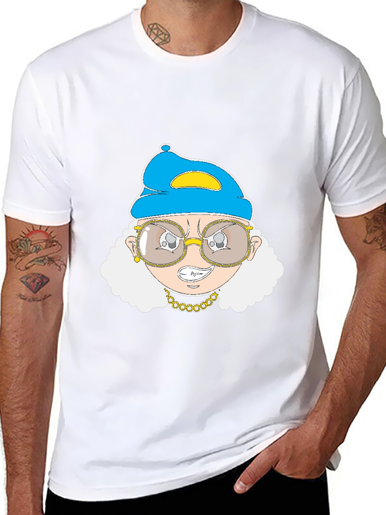 Grandma Gangster T-Shirt - Black