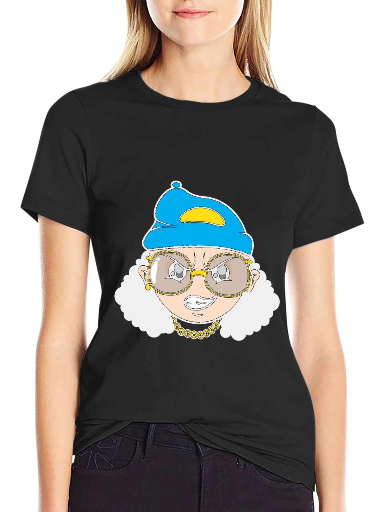 Grandma Gangster T-Shirt - Black