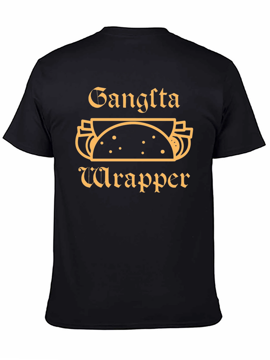 Gangsta Wrapper Black T-Shirt