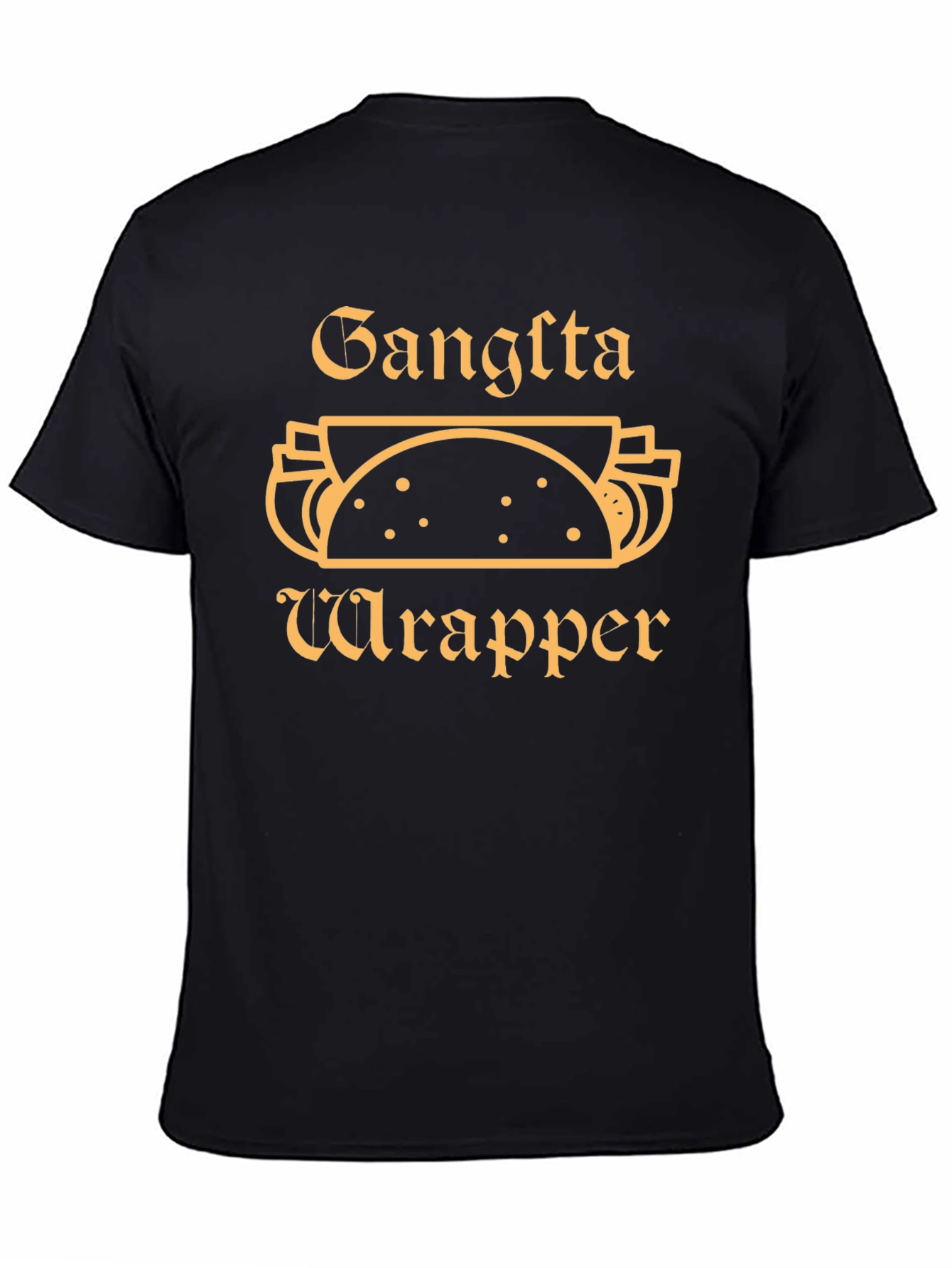 Gangsta Wrapper Black T-Shirt